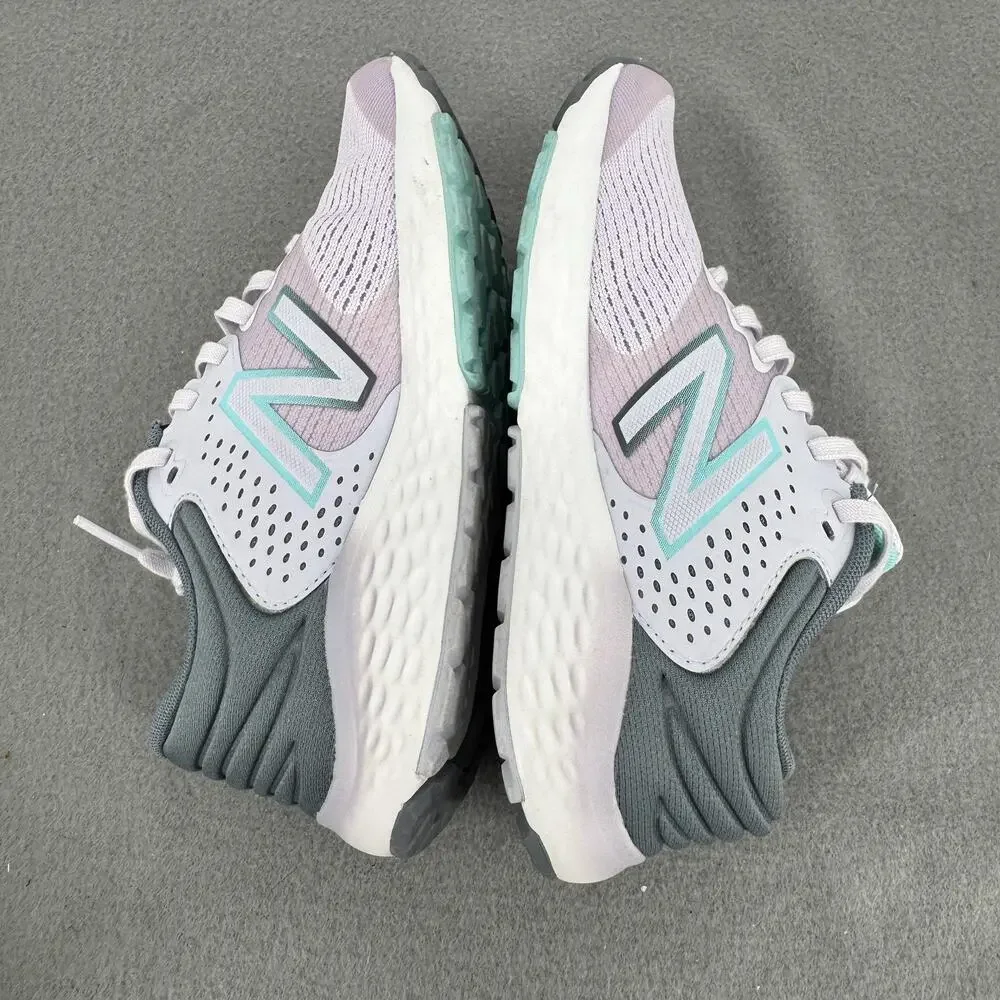 New Balance 520 V7 Womens Size 6 Gray Pink Aqua Running Shoes W520RG7